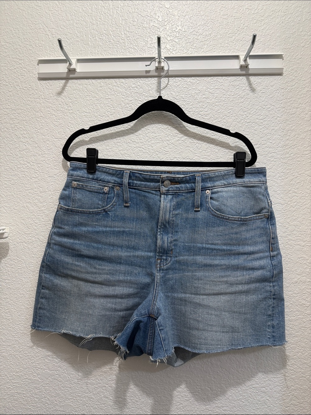 Madewell Light Blue Denim Cutoff Shorts
